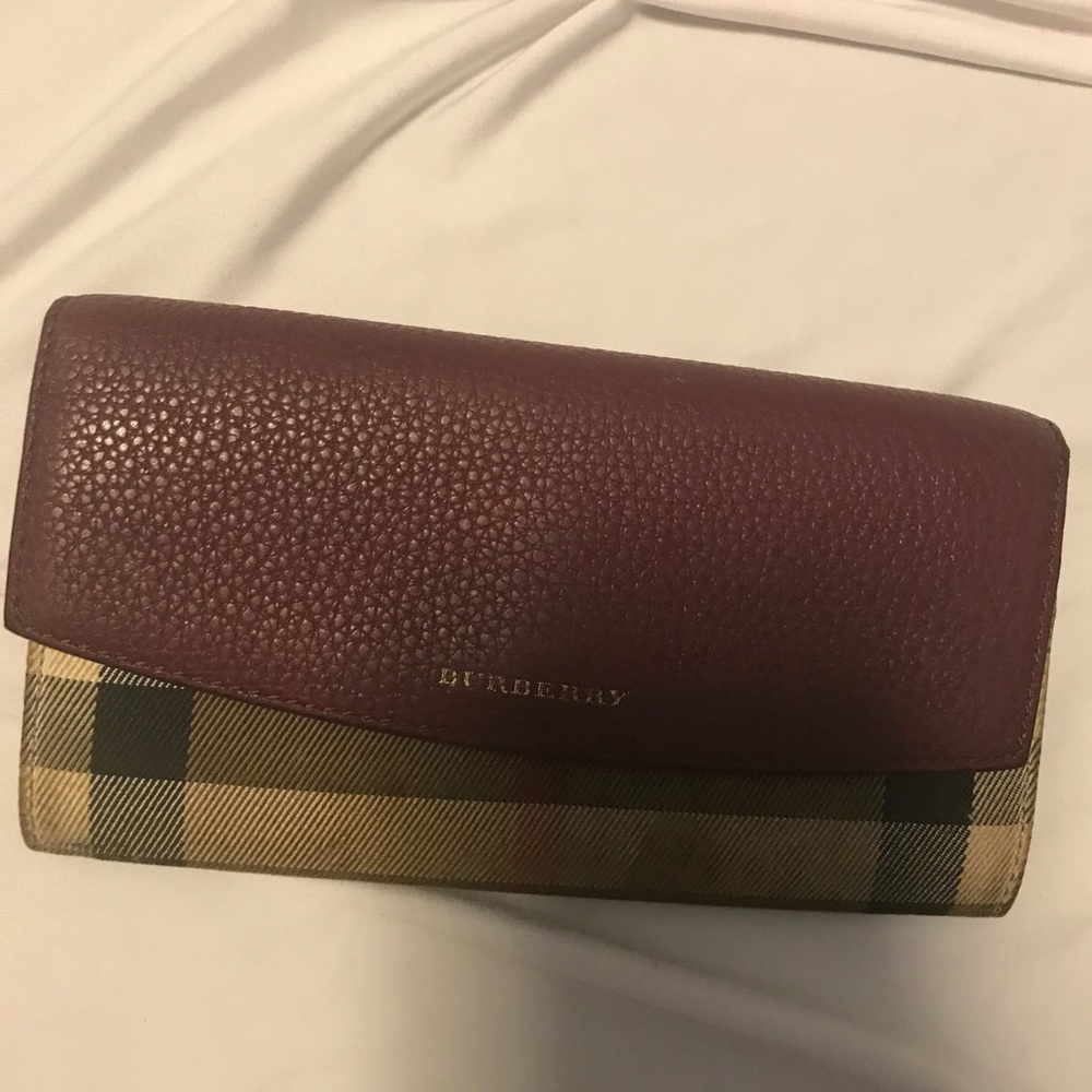 Authentic burberry wallet